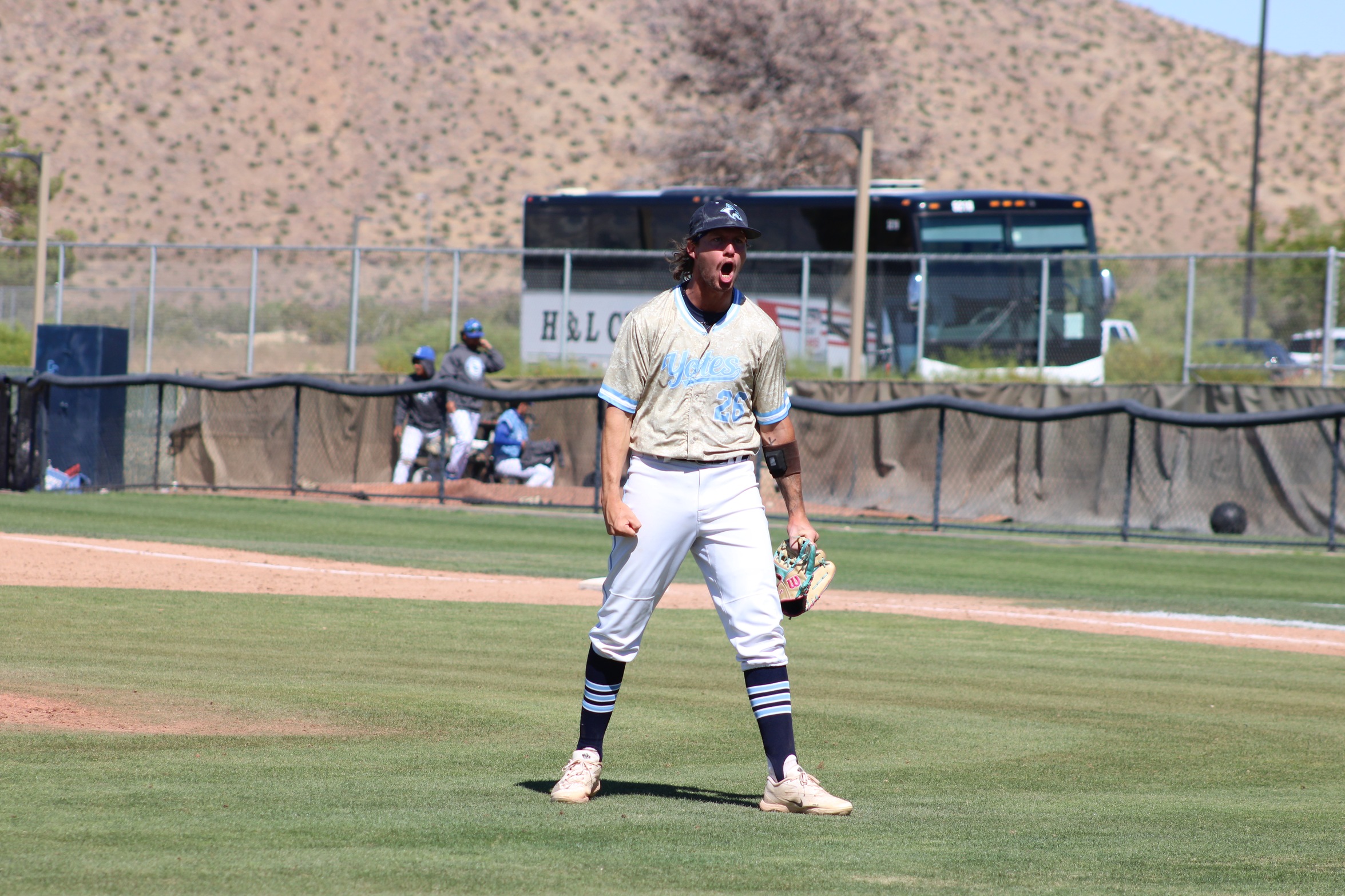 Cayden Johnson records final out against SBVC